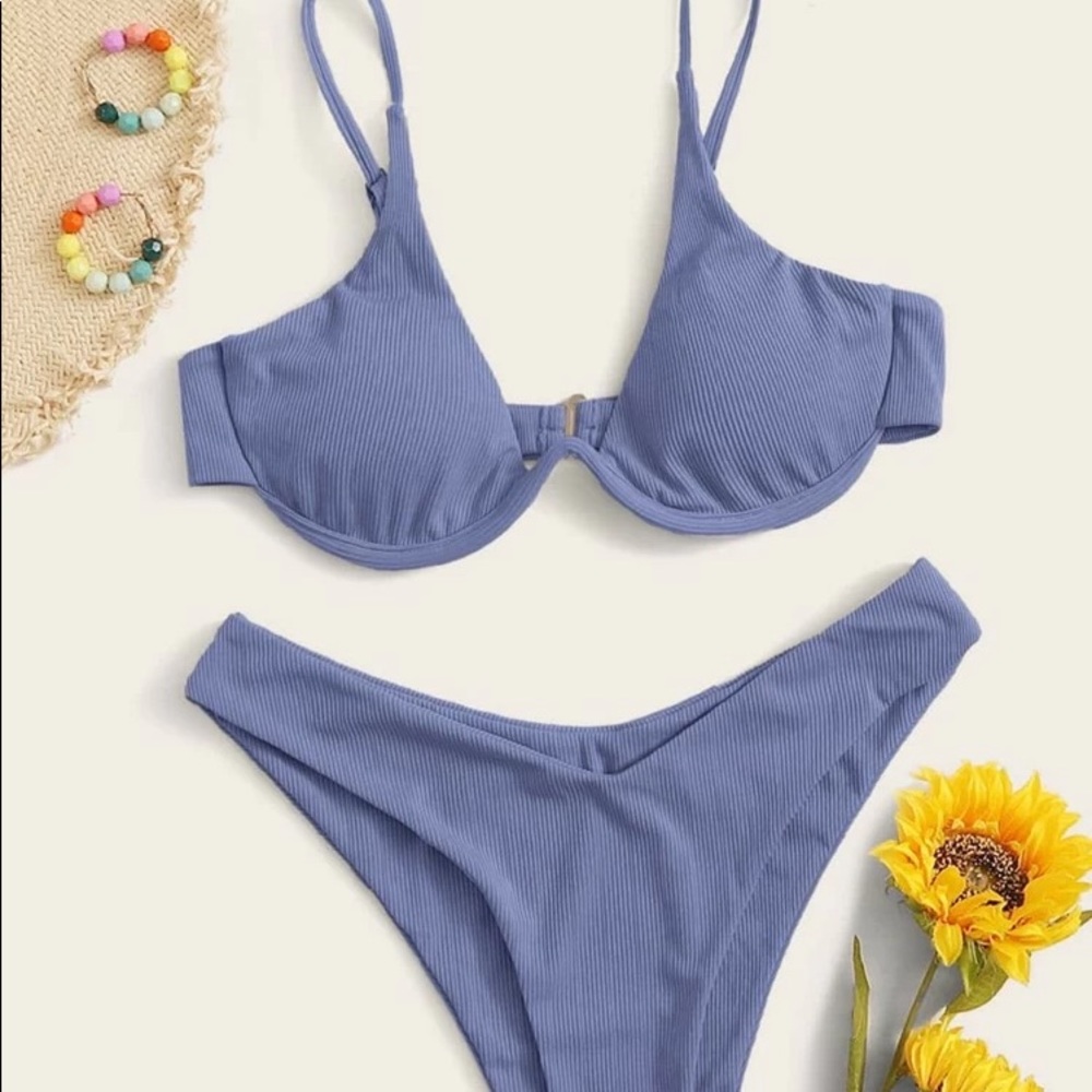 Ribbed Underwire Bikini- UNWORN